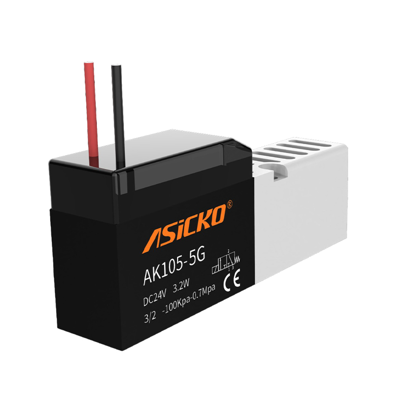 10mm Two-Position Three-Way Large Flow Direct-Acting Solenoid Valve Positive And Negative Pressure Universal AK105 3QRB VQD112