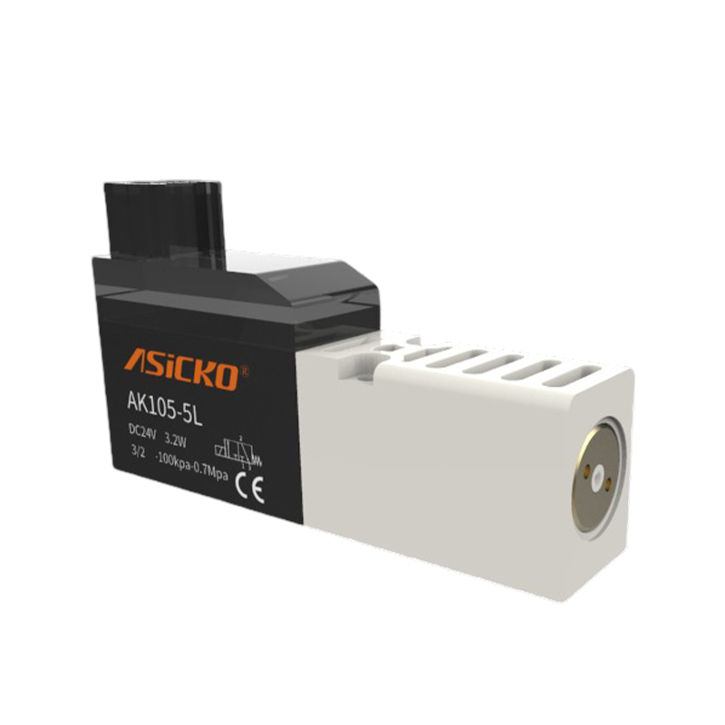 10mm Two-Position Three-Way Large Flow Direct-Acting Solenoid Valve Positive And Negative Pressure Universal AK105 3QRB VQD112