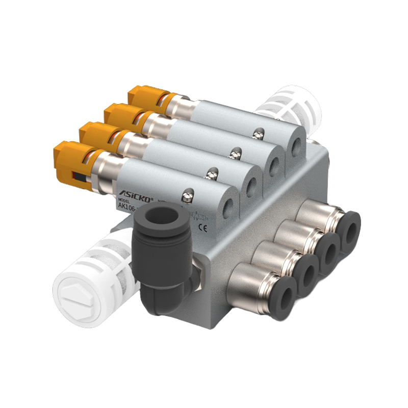 ASICKO Ai Ke 2ms High-Speed Solenoid Valve Two-Position Three-Way Large Flow Direct-Acting Positive And Negative Pressure With AK106 Dispensing Screening And Sorting